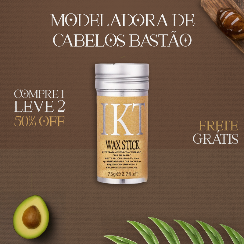 Cera Modeladora Anti Frizz  + Brinde e FRETE GRÁTIS